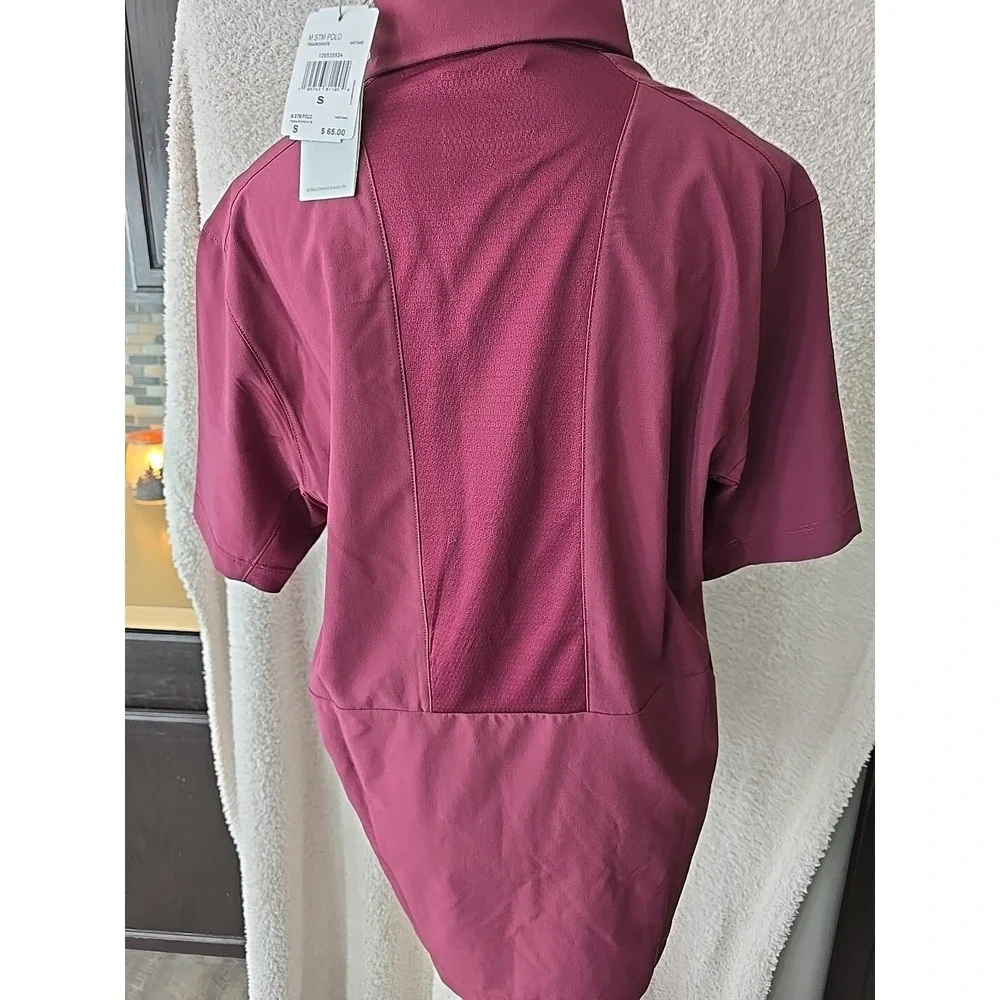 Adidas Men's M‎ STM Polo. Maroon New W/tags. Size S Golf Golfing